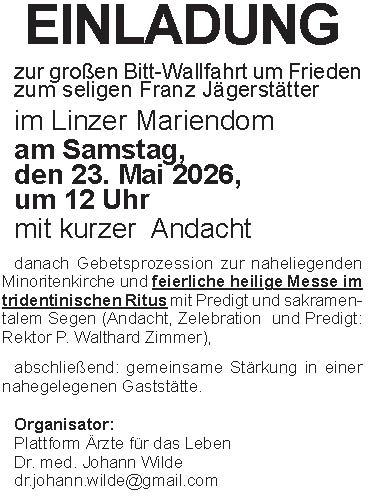 Werbung Bitt-Wallfahrt 2026-05-23