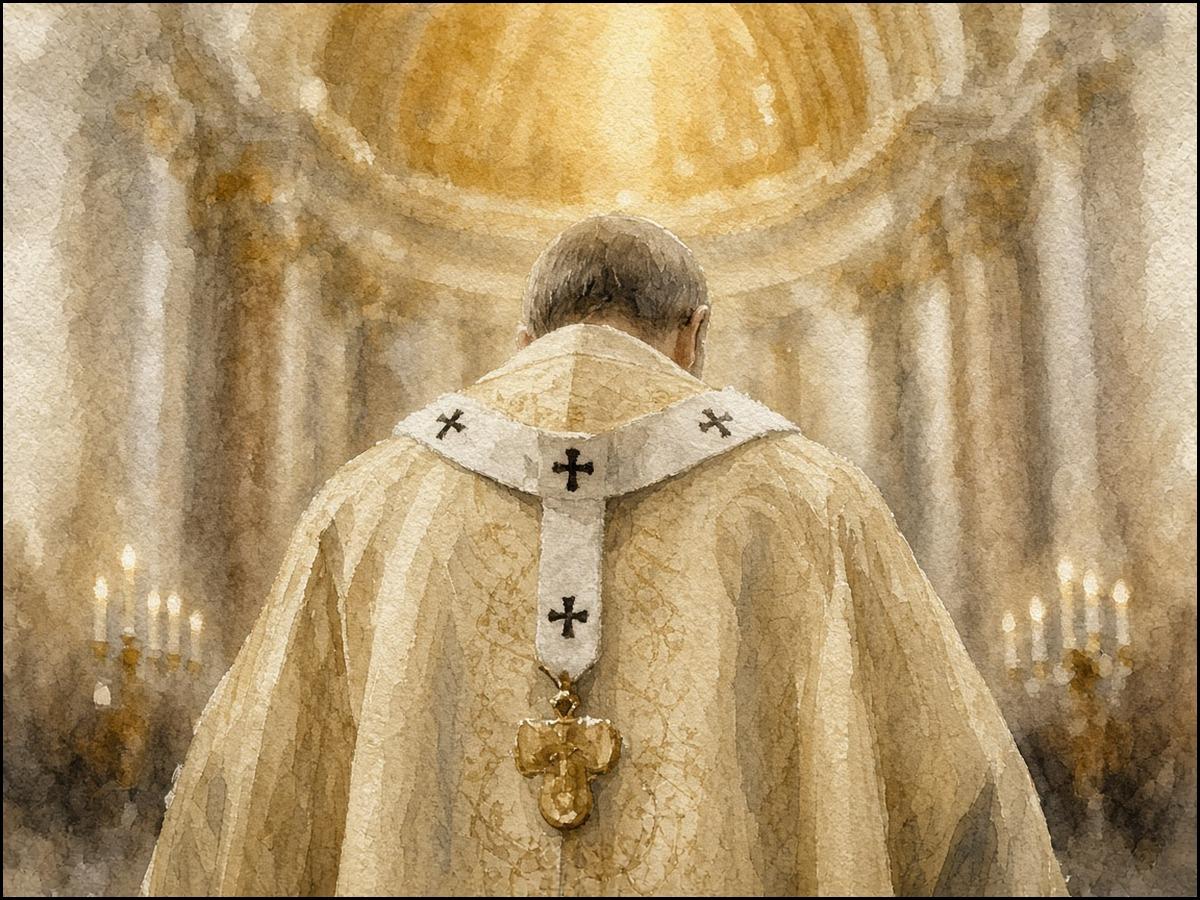 Die Bedeutung des Palliums auf den Schultern der Erzbischöfe