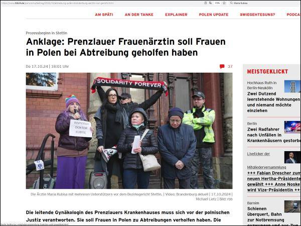 Tötete Abtreiberin Maria Kubisa auch in Polen?