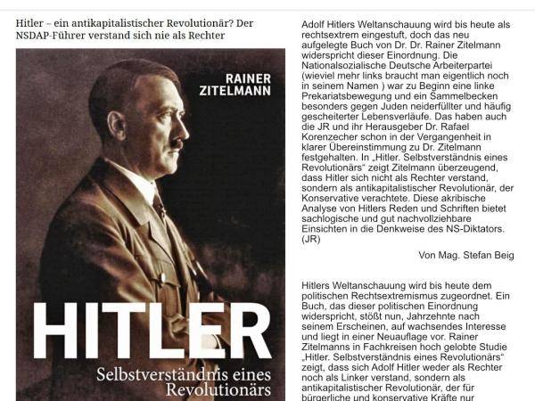 Der Sozialist Adolf Hitler