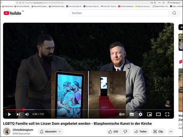Schwule Verehrung im Dom