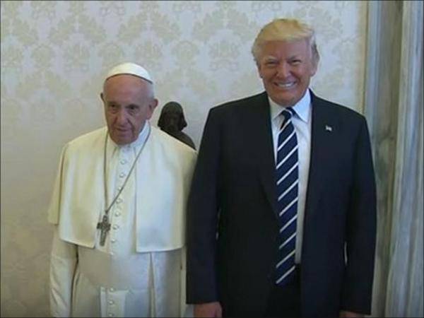 Franziskus Botschaft an Trump