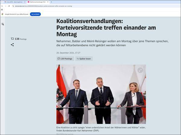 Koalitionsverhandlungen