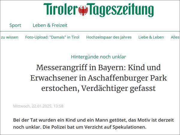 Offener Brief an die Chefredaktion der Tiroler Tageszeitung