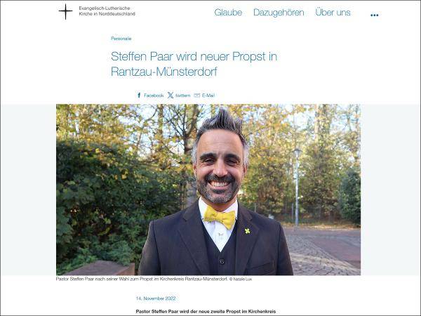 Homosexueller Geistlicher erhält Drohbrief mit AfD-Logo und Waffenbild