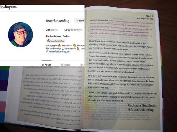 Die Queer-Bibel in der  Peterskapelle in Luzern