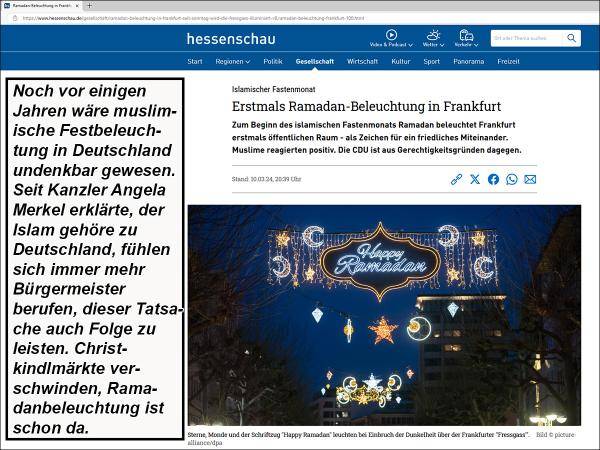„Die Ramadanlichter leuchten hell ...“