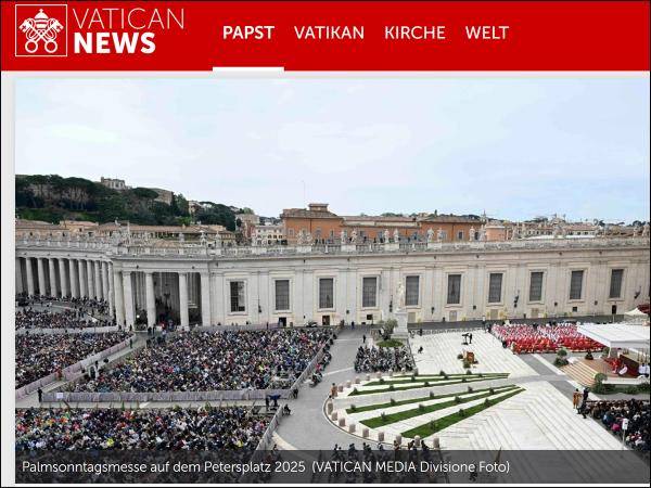 Angelus-Ansprache des Papstes von Palmsonntag 2025