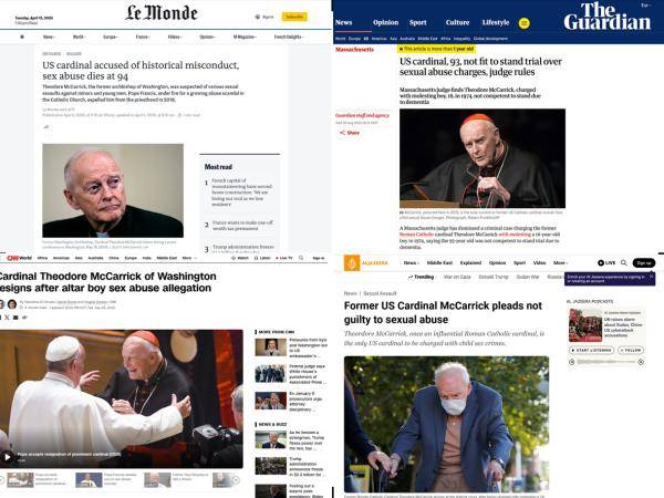 In memoriam Kardinal Theodore McCarrick
