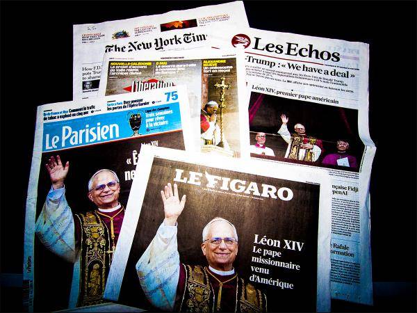 Die Medien weltweit begrüßen den neuen Papst Leo XIV.