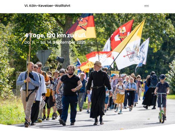 Von Köln nach Kevelaer: Traditionelle Fußwallfahrt
