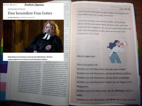 Die Queerbibel aus Luzern und eine deutsche evangelische Pastorin
