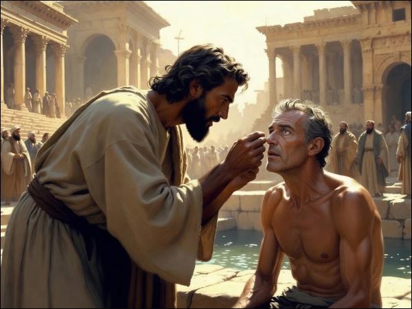 Die Heilung des Blindgeborenen im Evangelium des Johannes