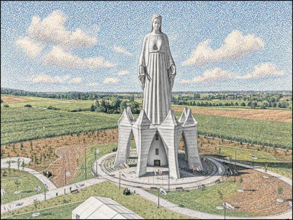Europas größte Marienstatue wird eingeweiht