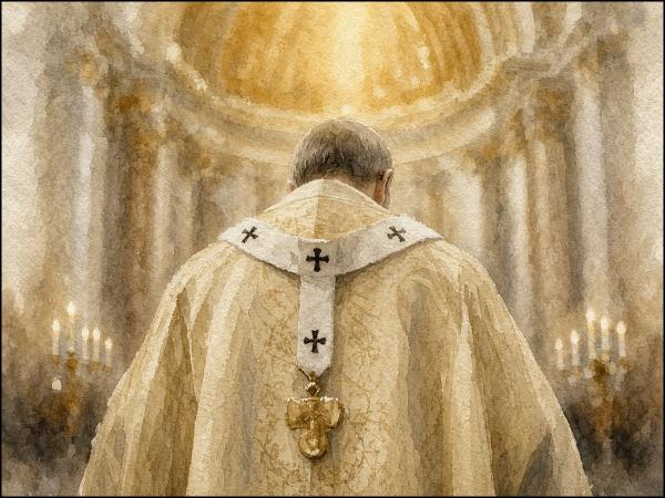 Die Bedeutung des Palliums auf den Schultern der Erzbischöfe
